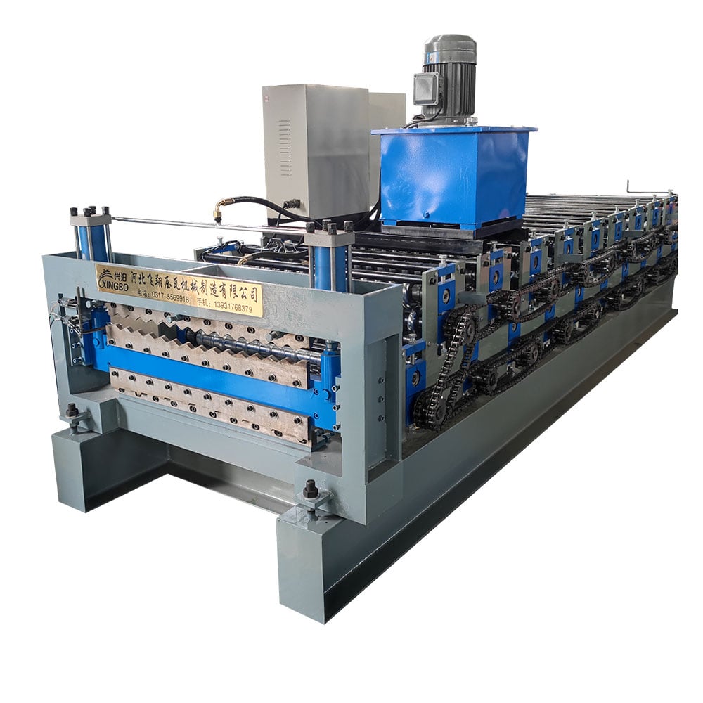 Energy-efficient double roll forming unit