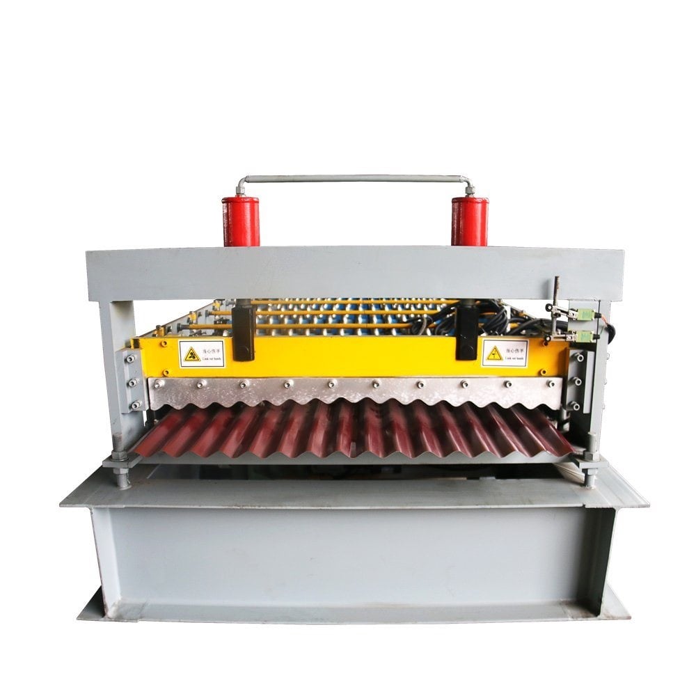 Color-coated roof panel roll forming machine